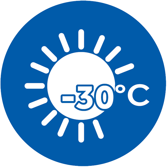 minus 30 degree C Heating icon